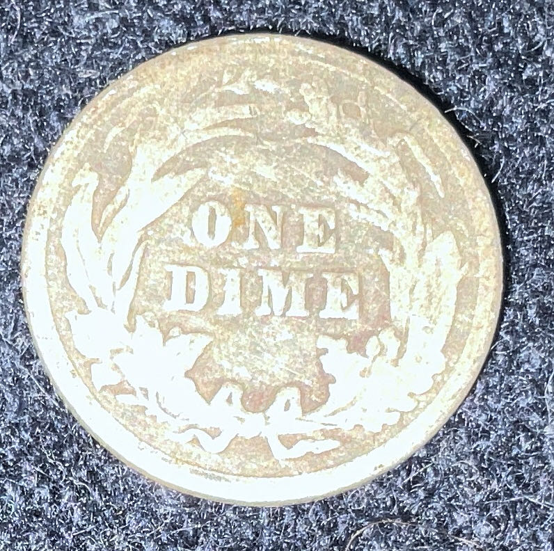 Dime 1914 Barber  coin collectible - Main Image 4