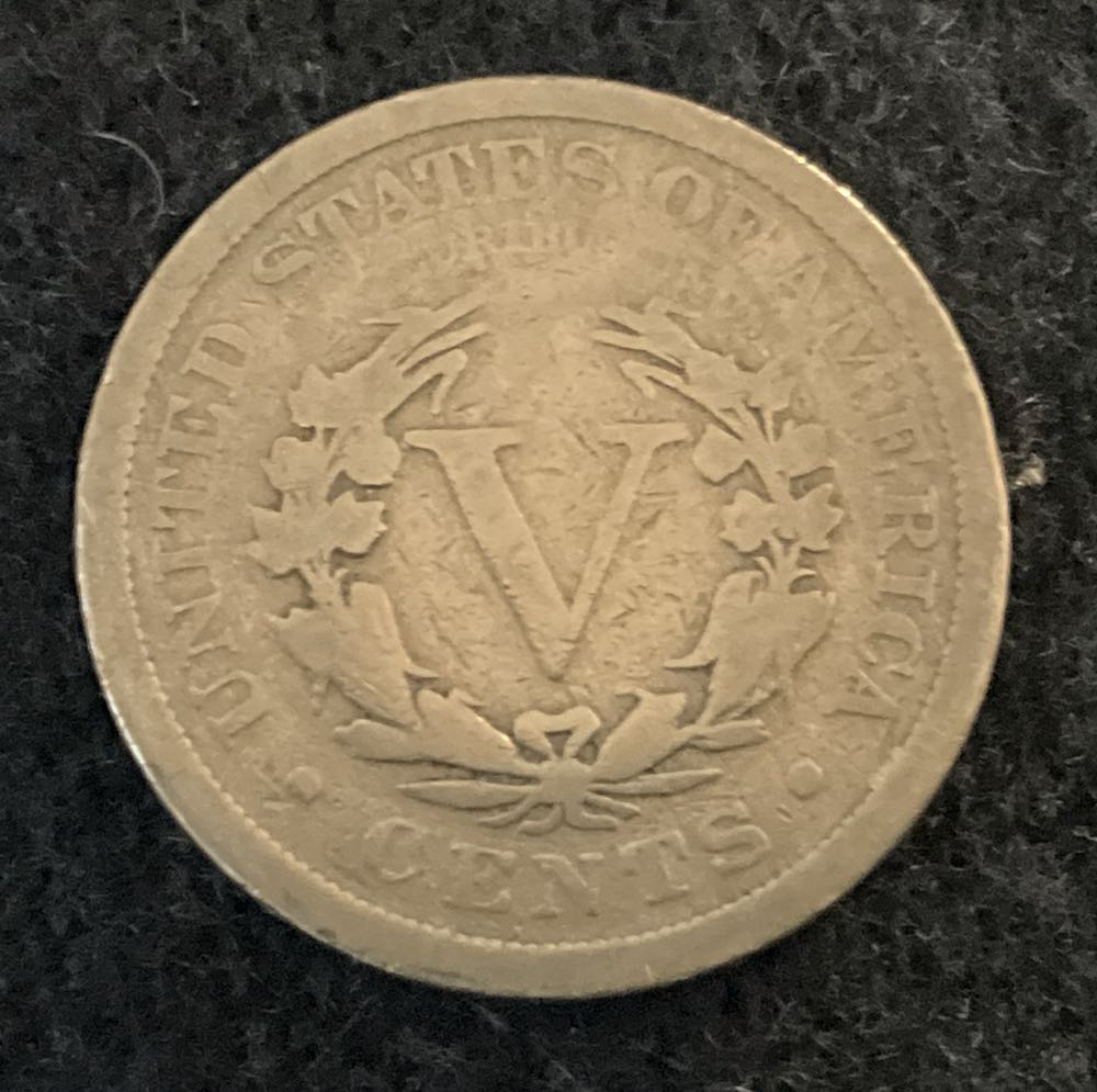 Nickel Liberty 1904 1  coin collectible - Main Image 2