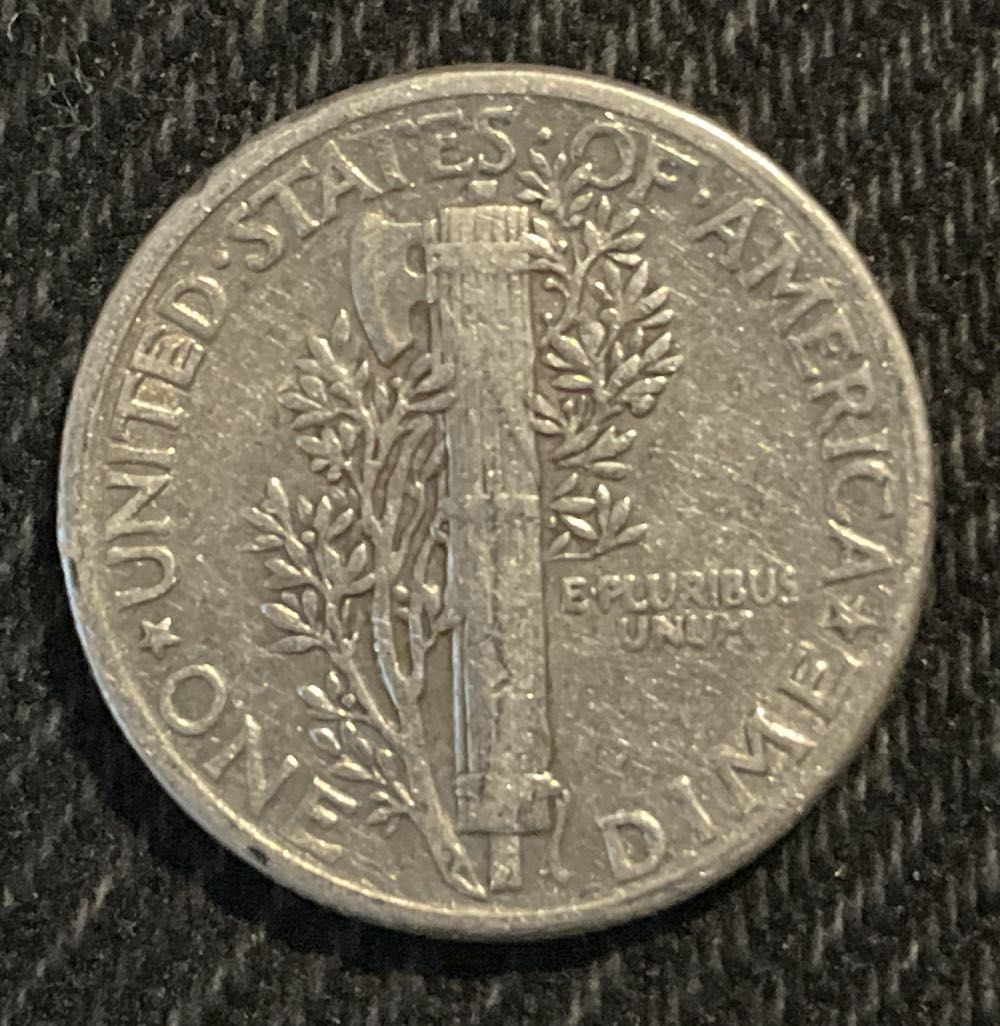 Dime 1942 Mercury W  coin collectible - Main Image 2