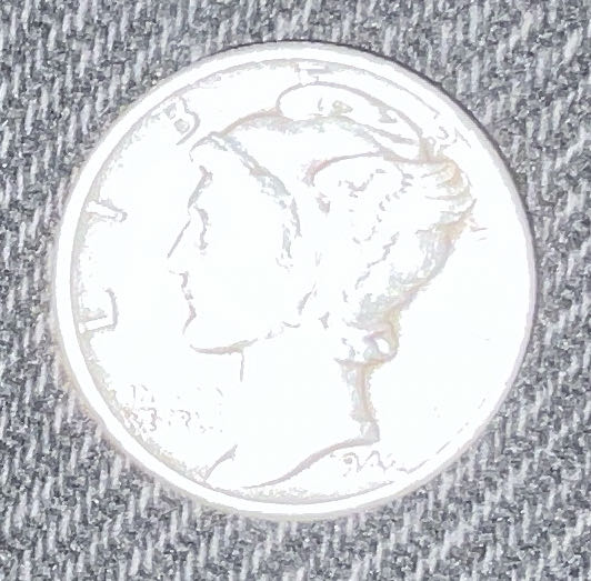 Dime 1942 Mercury W  coin collectible - Main Image 3