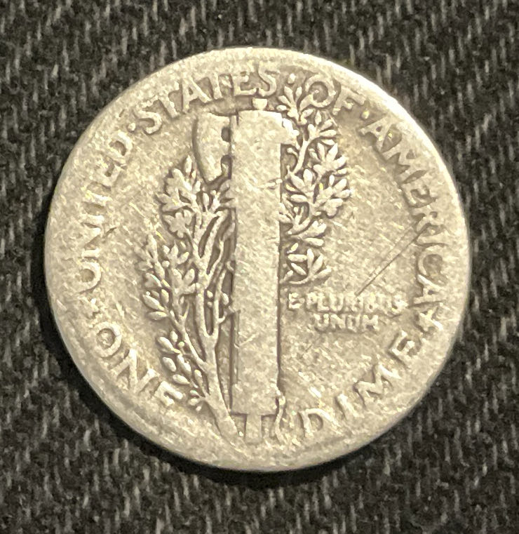 Dime 1926 Mercury  coin collectible - Main Image 4
