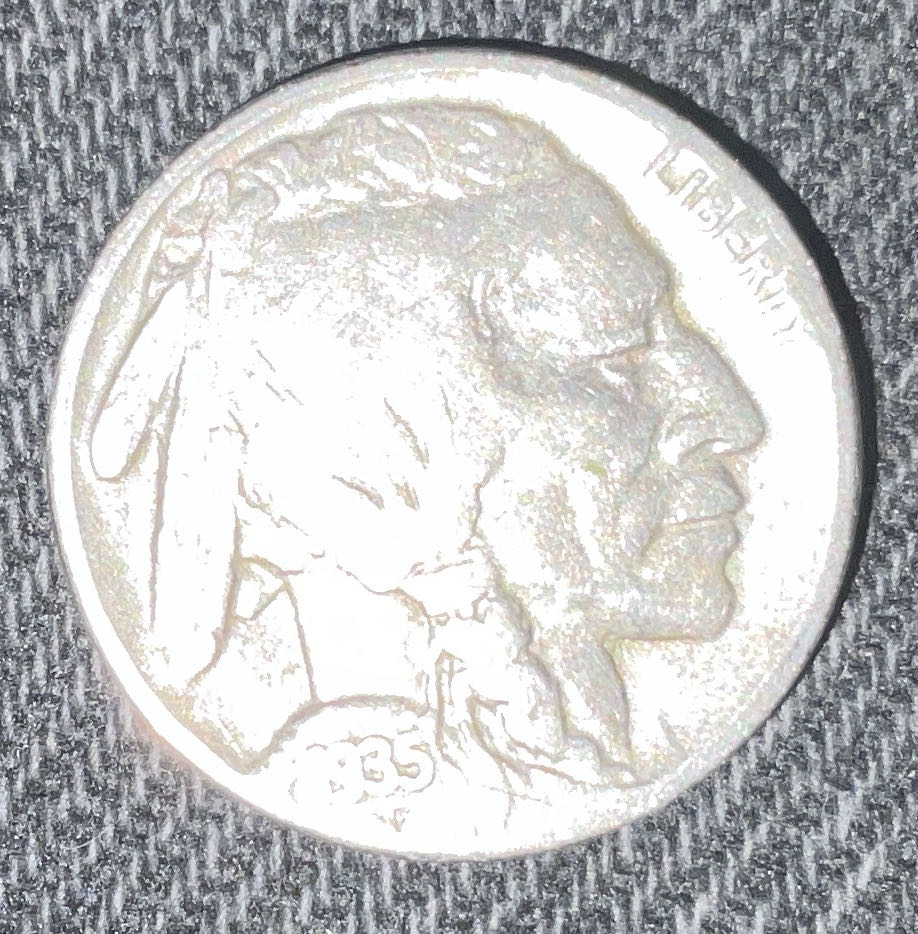 Nickel Indian Head 1935 1  coin collectible - Main Image 3