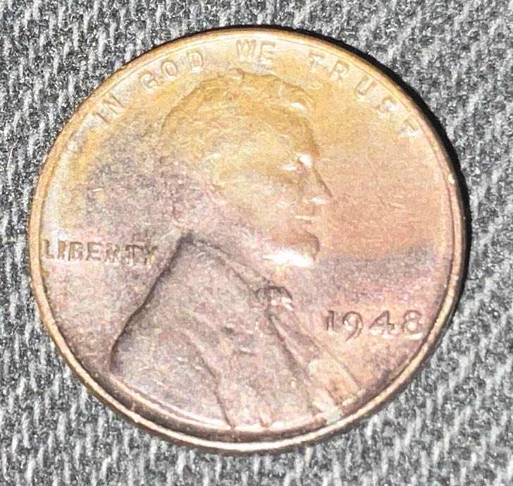 Penny 1948 Lincoln  4  coin collectible - Main Image 3