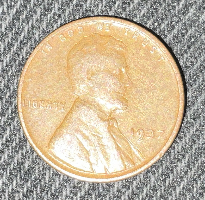 Penny 1937 Lincoln  3  coin collectible - Main Image 3