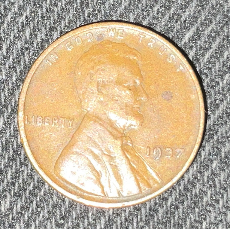 Penny 1937 Lincoln  1  coin collectible - Main Image 3