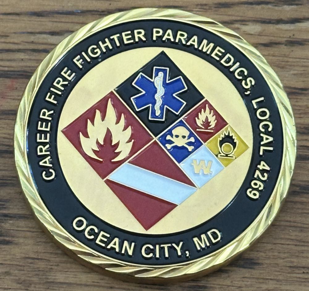 Ocean City, MD Local 4269  coin collectible - Main Image 2