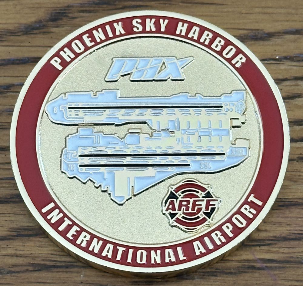 Phoenix Station 19 ARFF  coin collectible - Main Image 2