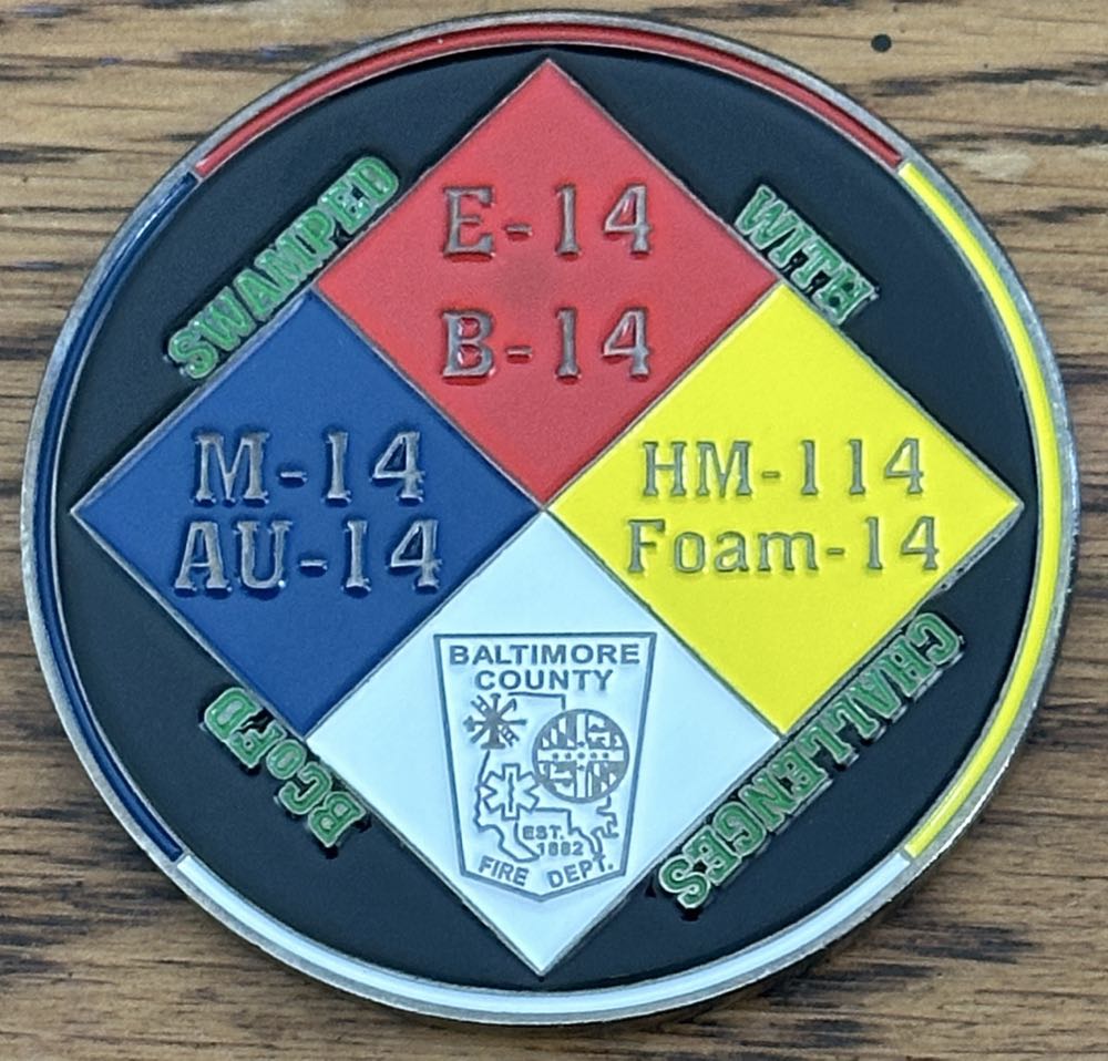 BCoFD Station 14  coin collectible - Main Image 2