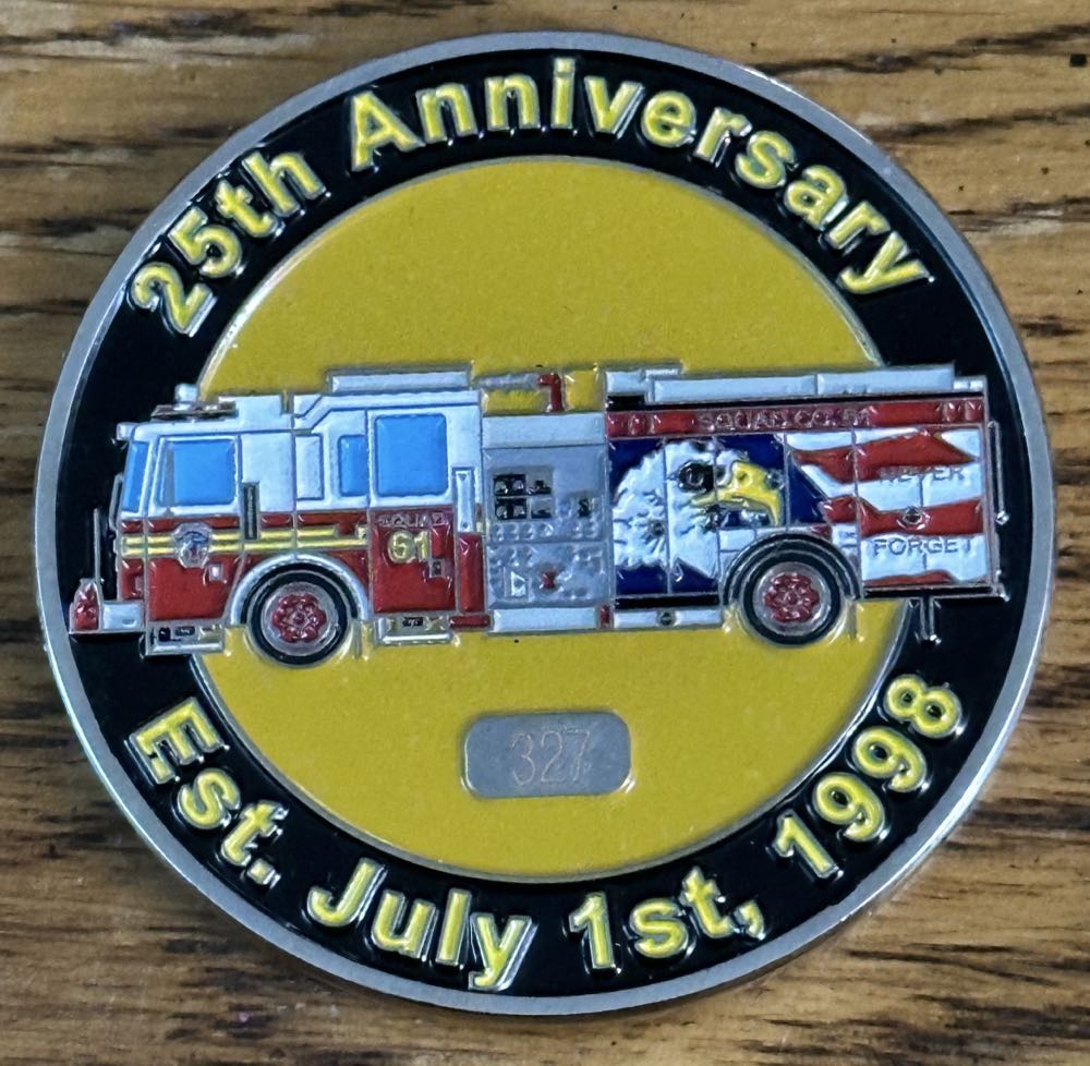 FDNY SQ61  coin collectible - Main Image 2