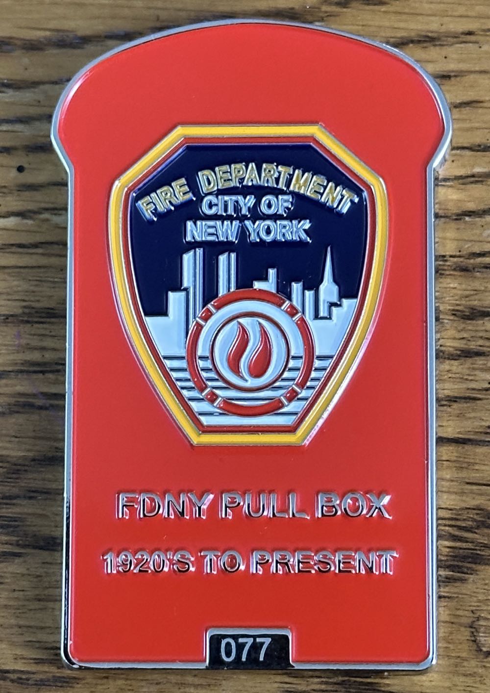 FDNY Pull Box  coin collectible - Main Image 2