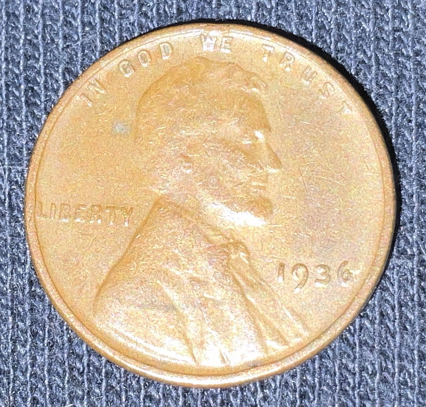Penny 1936 Lincoln  4  coin collectible - Main Image 3