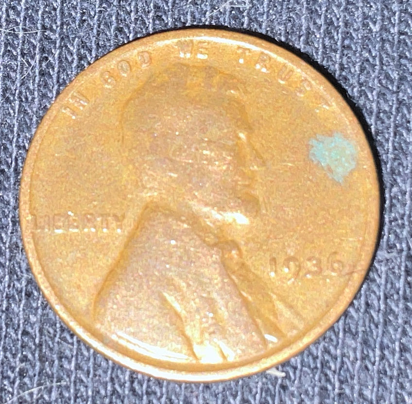 Penny 1936 Lincoln  7  coin collectible - Main Image 3