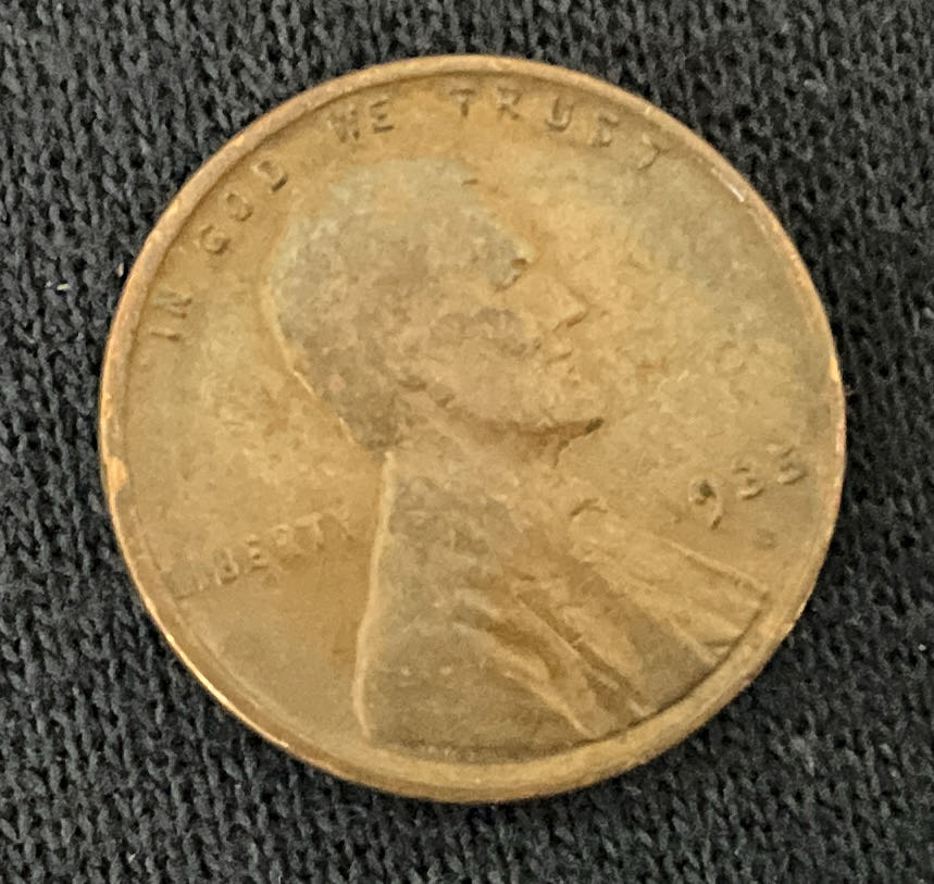 Penny 1935 Lincoln  coin collectible - Main Image 3