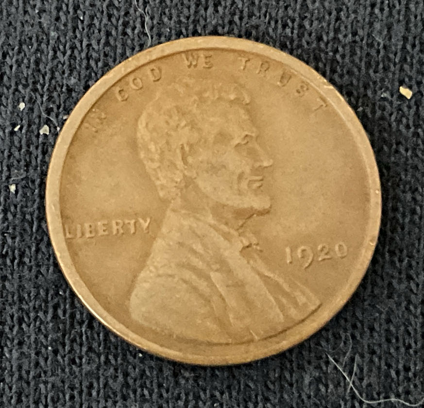 Penny 1920 Lincoln  coin collectible - Main Image 3