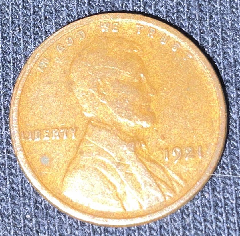 Penny 1921 Lincoln  coin collectible - Main Image 3