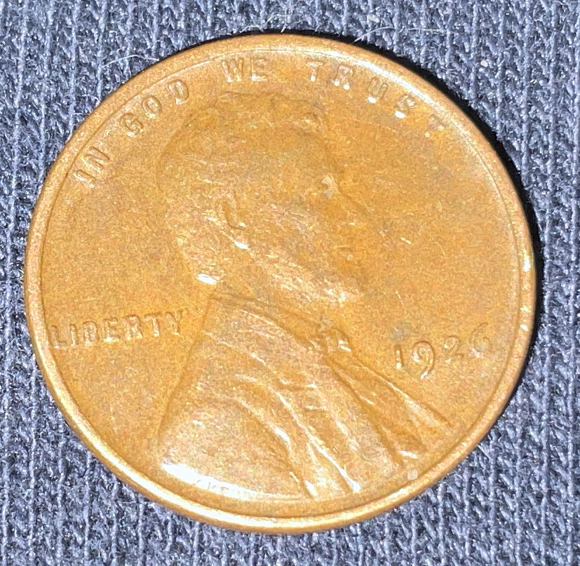 Penny 1926 Lincoln  coin collectible - Main Image 3