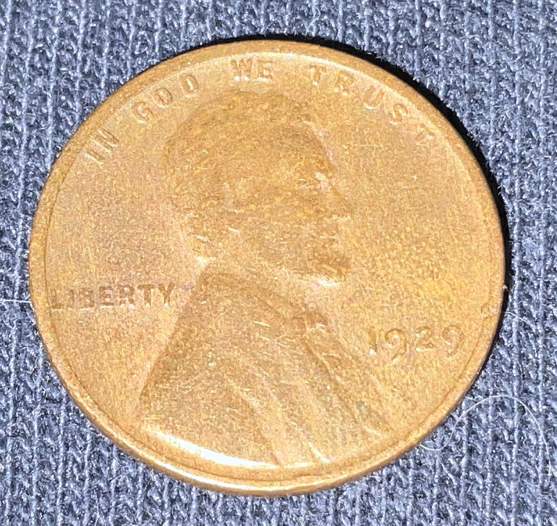 Penny 1929 Lincoln  3  coin collectible - Main Image 3