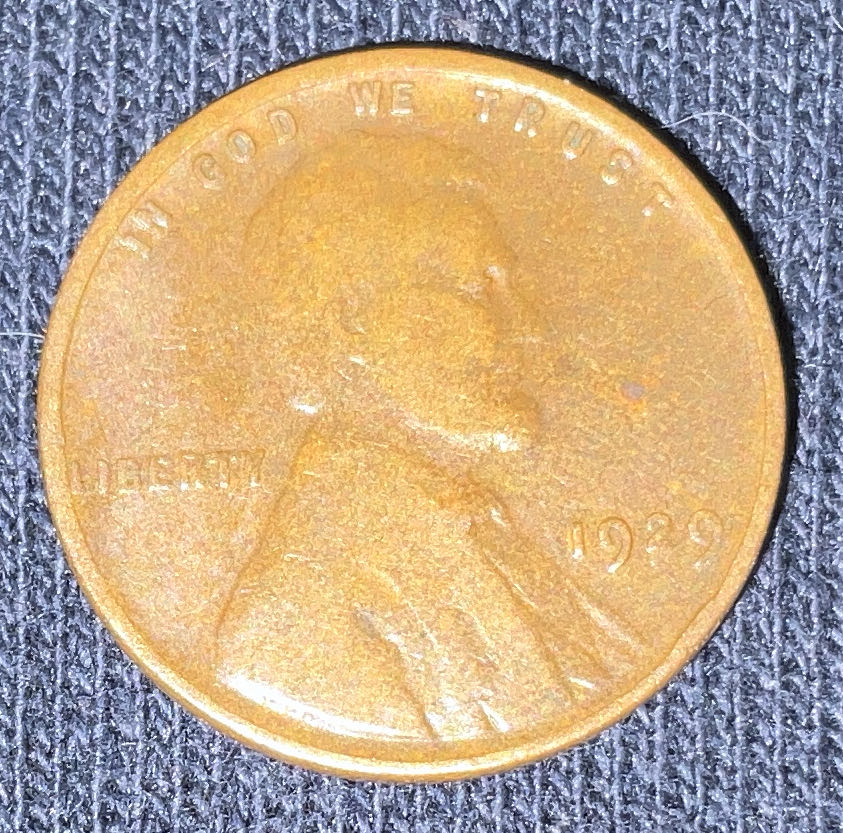 Penny 1929 Lincoln  5  coin collectible - Main Image 3