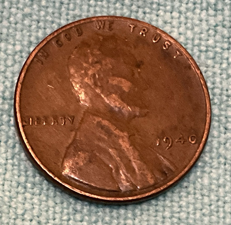 Penny 1940 Lincoln  8  coin collectible - Main Image 3