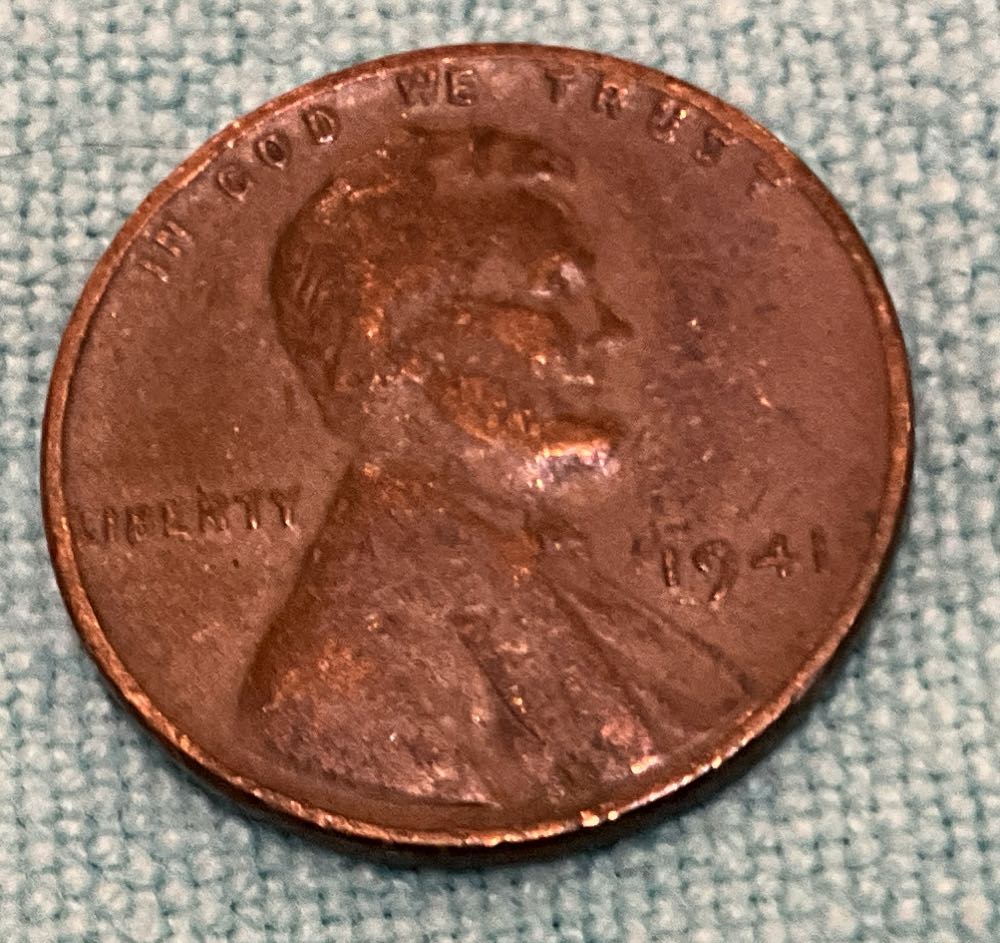 Penny 1941 Lincoln  11  coin collectible - Main Image 3