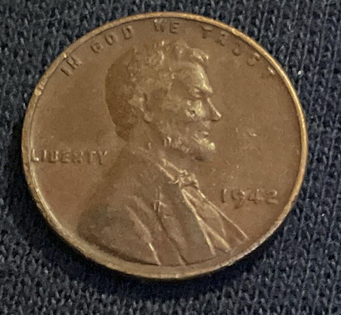 Penny 1942 Lincoln  17  coin collectible - Main Image 3