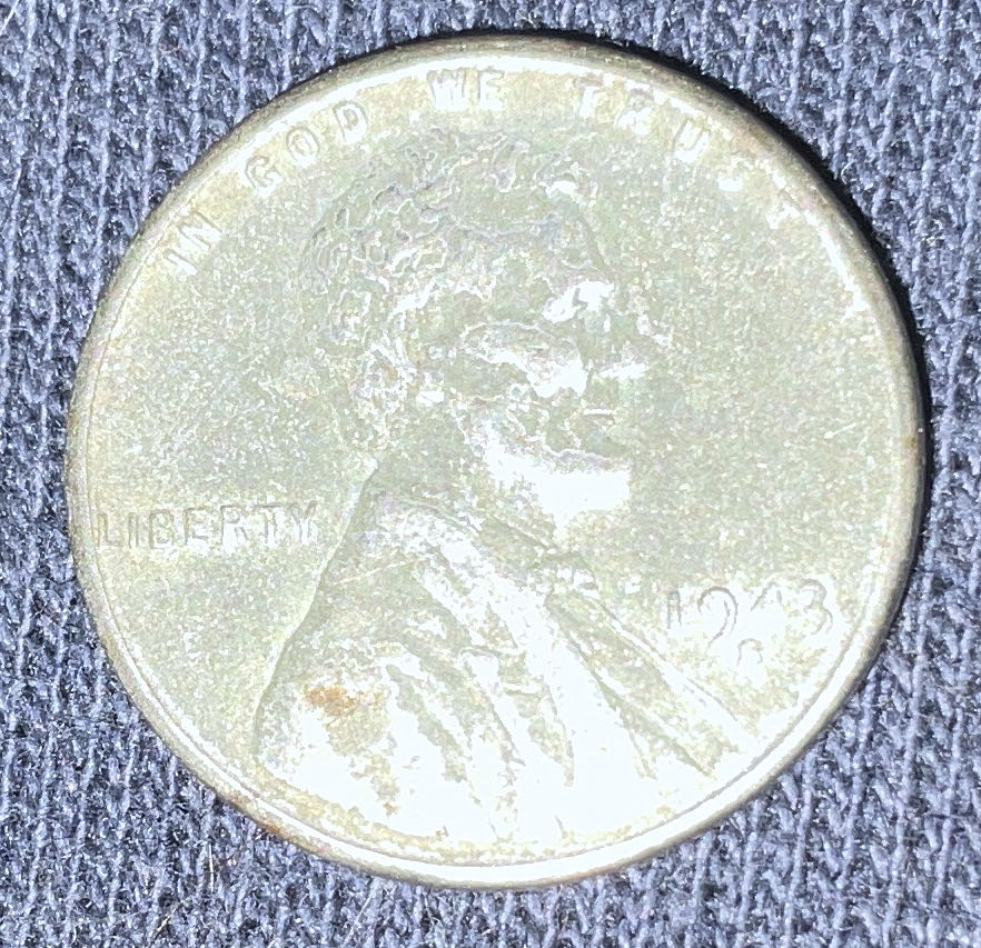 Penny 1943 Lincoln Steel S 1  coin collectible - Main Image 3