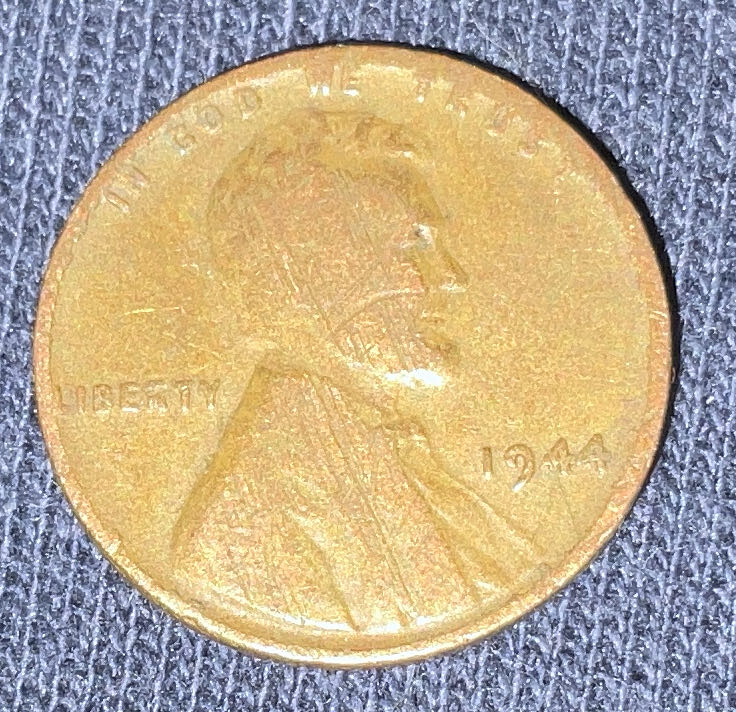 Penny 1944 Lincoln  5  coin collectible - Main Image 3
