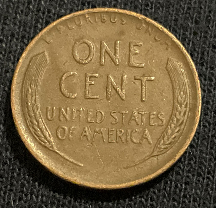 Penny 1944 Lincoln S 4  coin collectible - Main Image 2