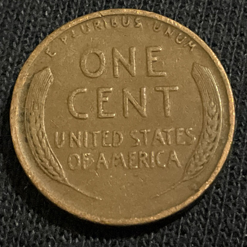 Penny 1944 Lincoln S 5  coin collectible - Main Image 2