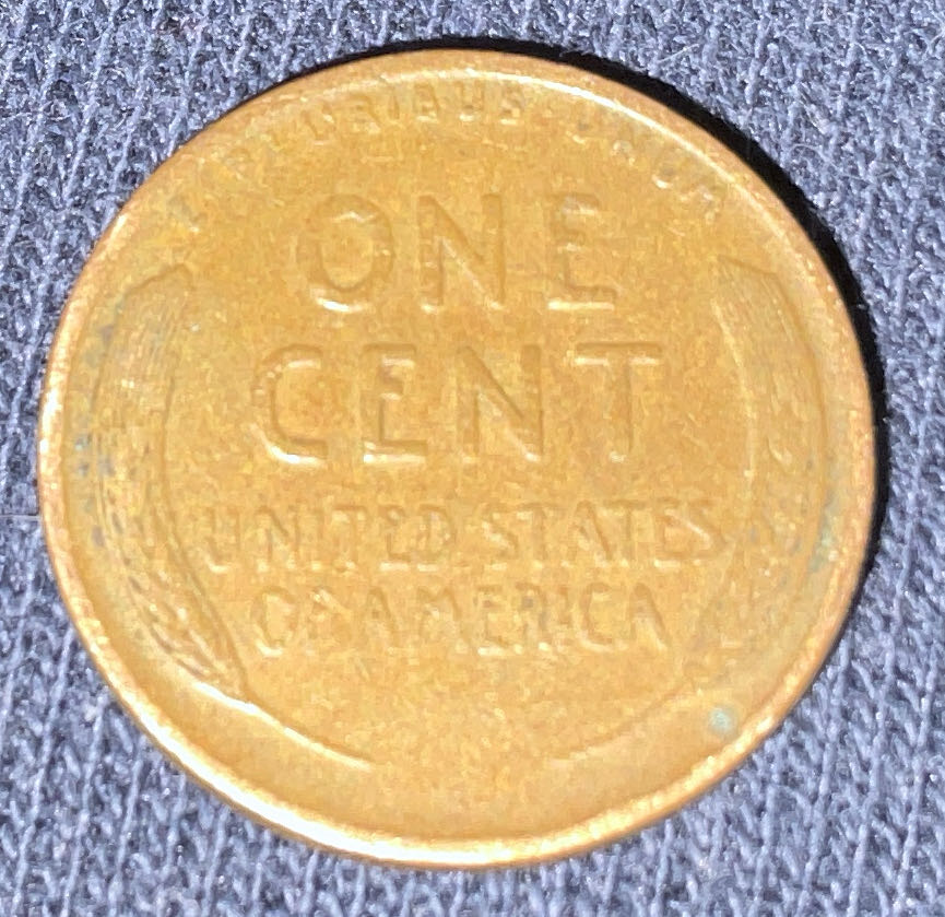 Penny 1944 Lincoln S 5  coin collectible - Main Image 4