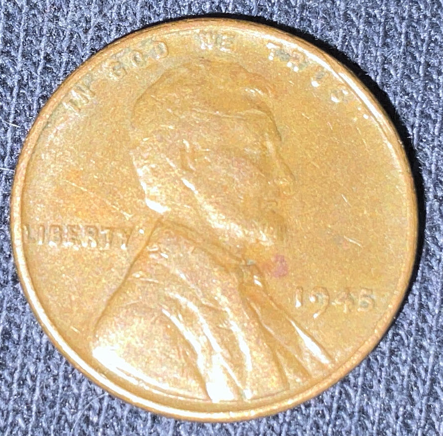 Penny 1945 Lincoln  11  coin collectible - Main Image 3