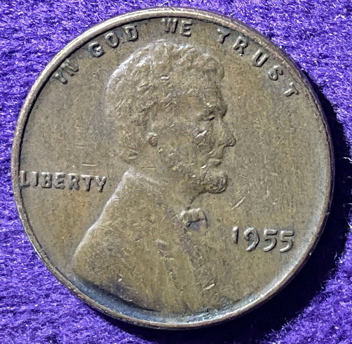 Penny 1955 Lincoln  6  coin collectible - Main Image 3