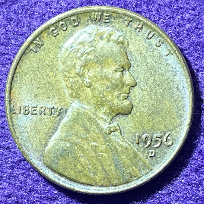 Penny 1956 Lincoln D 15  coin collectible - Main Image 3