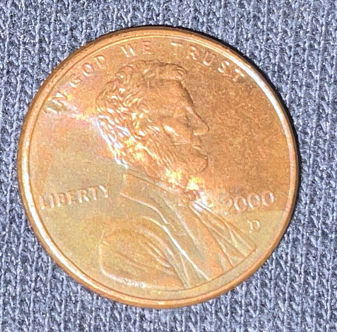 Penny 2000 Lincoln D  coin collectible - Main Image 3