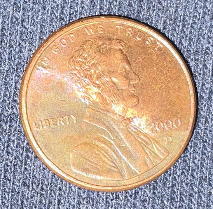 Penny 2000 Lincoln D  coin collectible - Main Image 3