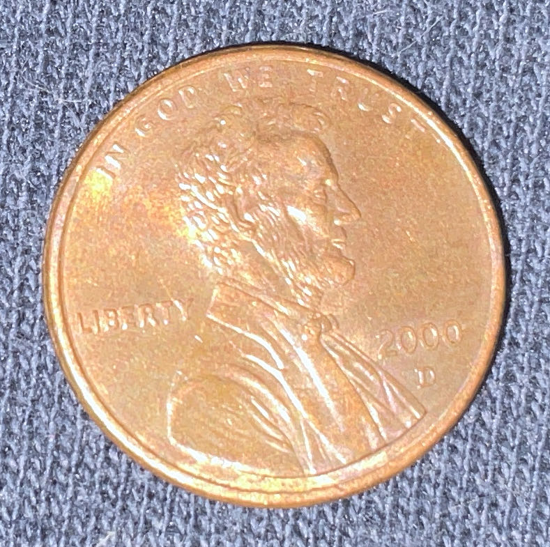 Penny 2000 Lincoln D  coin collectible - Main Image 3