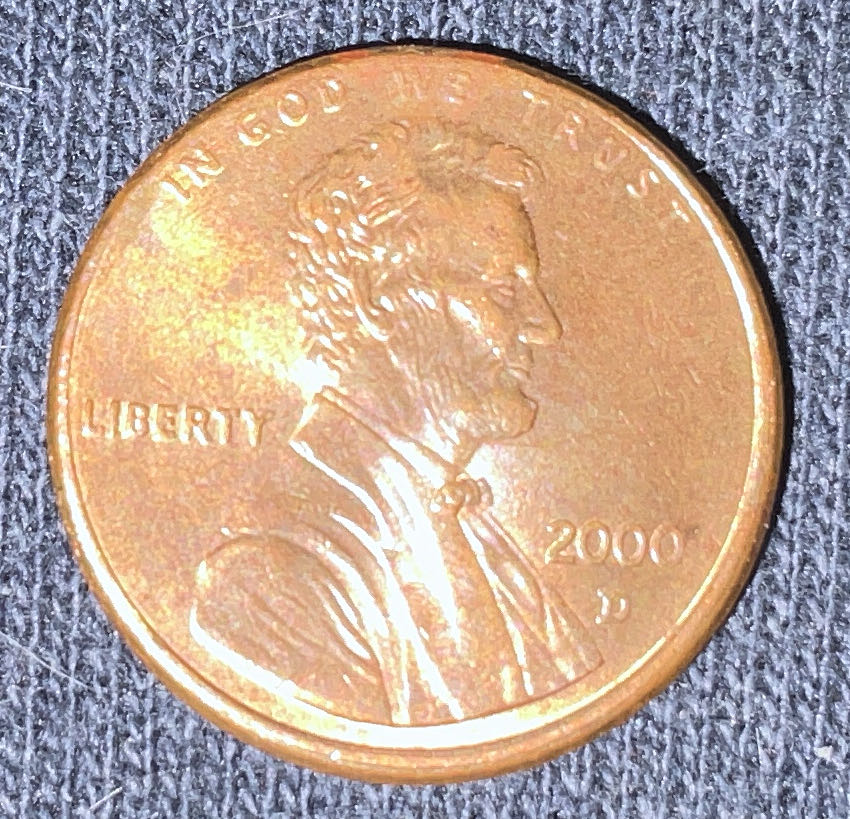 Penny 2000 Lincoln D  coin collectible - Main Image 3