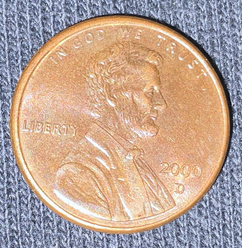 Penny 2000 Lincoln D  coin collectible - Main Image 3
