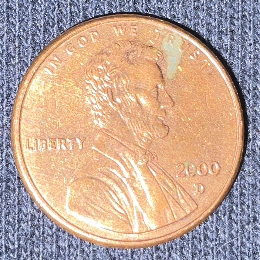 Penny 2000 Lincoln D  coin collectible - Main Image 3