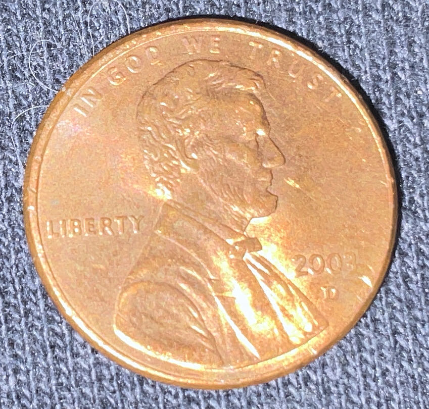 Penny 2003 Lincoln D  coin collectible - Main Image 3