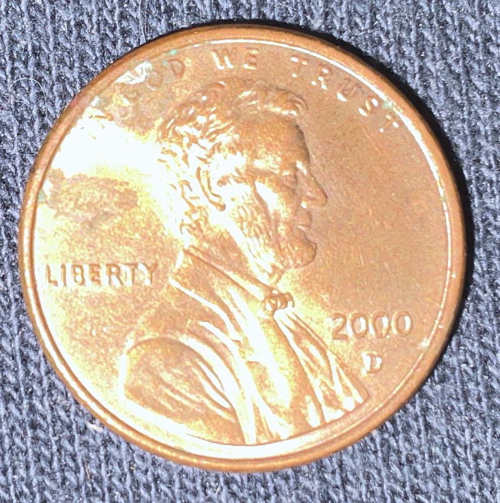 Penny 2000 Lincoln D  coin collectible - Main Image 3