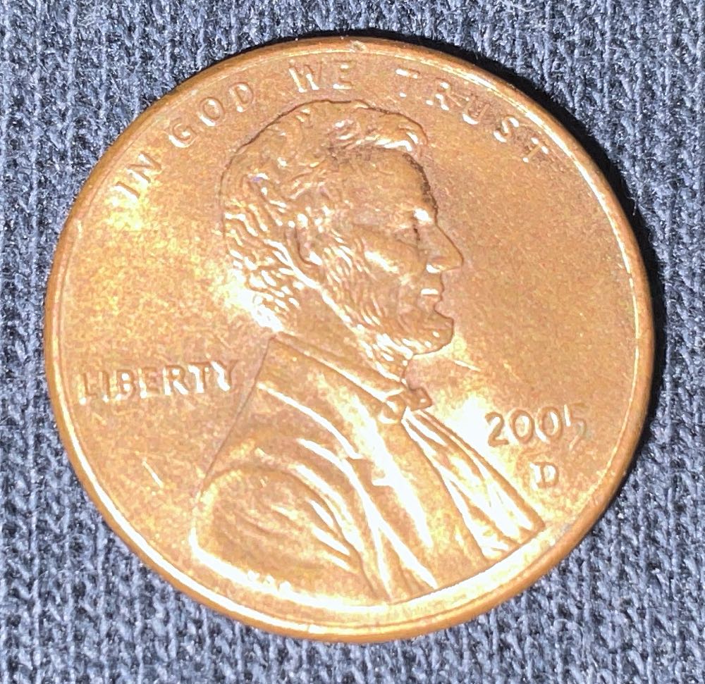Penny 2005 Lincoln D  coin collectible - Main Image 3