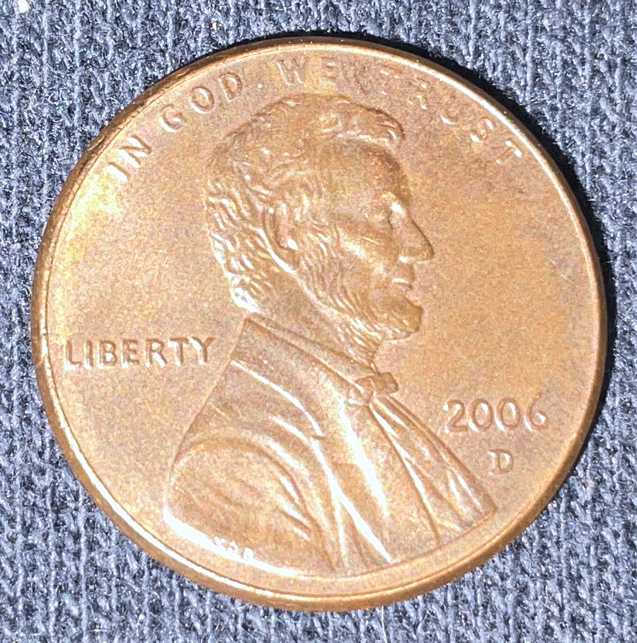 Penny 2006 Lincoln D  coin collectible - Main Image 3