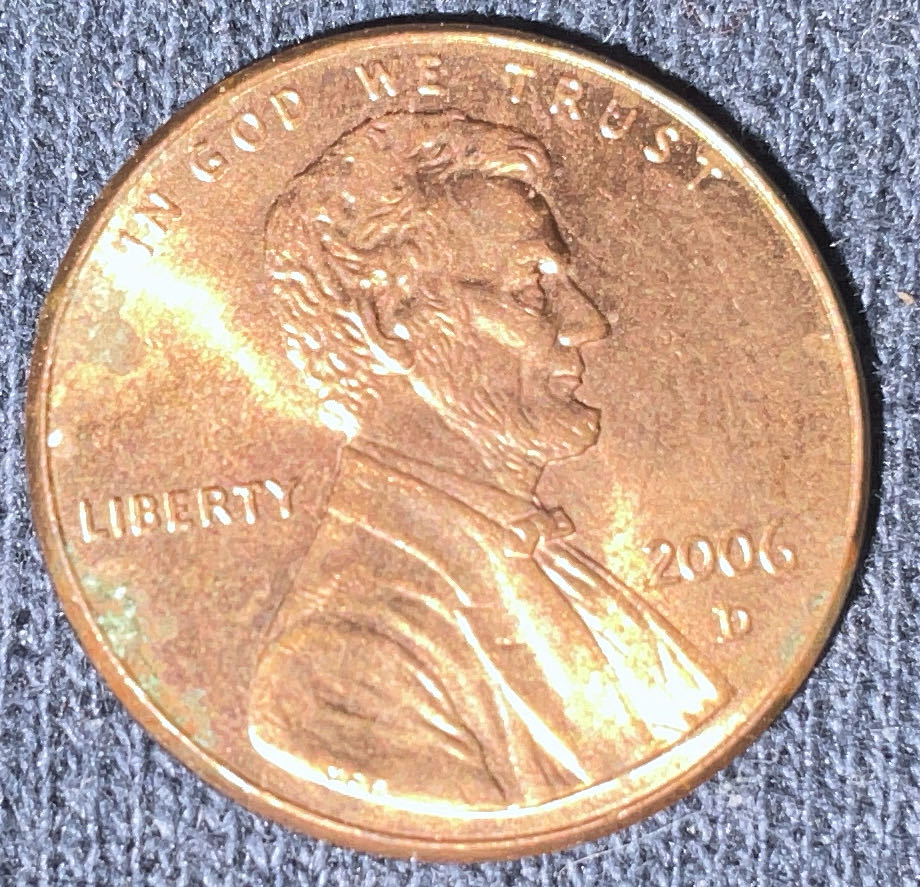 Penny 2006 Lincoln D  coin collectible - Main Image 3