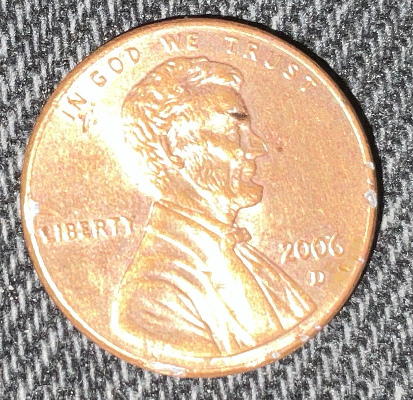 Penny 2006 Lincoln D  coin collectible - Main Image 3