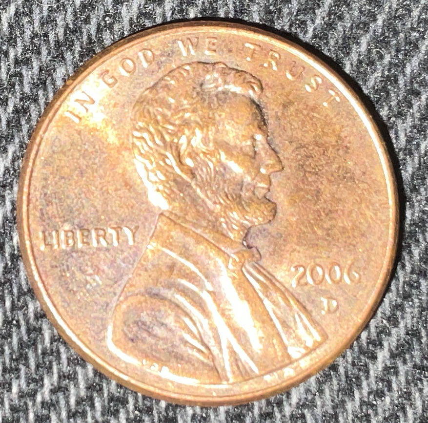 Penny 2006 Lincoln D  coin collectible - Main Image 3