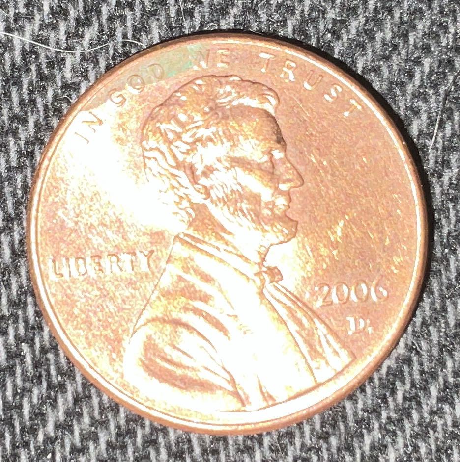 Penny 2006 Lincoln D  coin collectible - Main Image 3