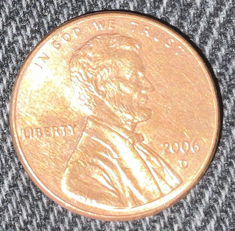 Penny 2006 Lincoln D  coin collectible - Main Image 3