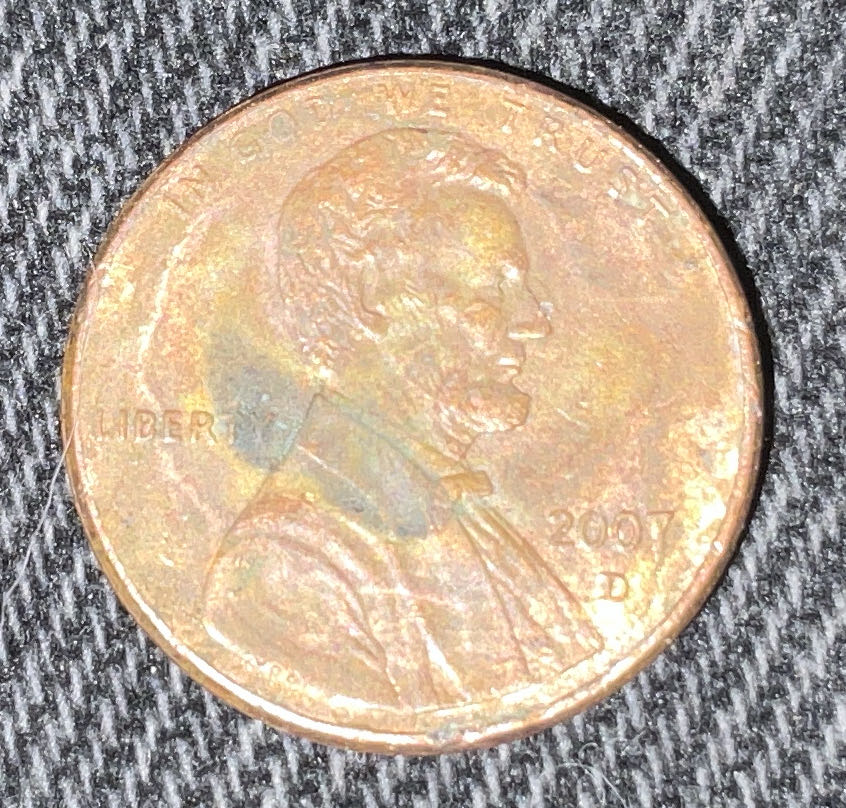 Penny 2007 Lincoln D  coin collectible - Main Image 3