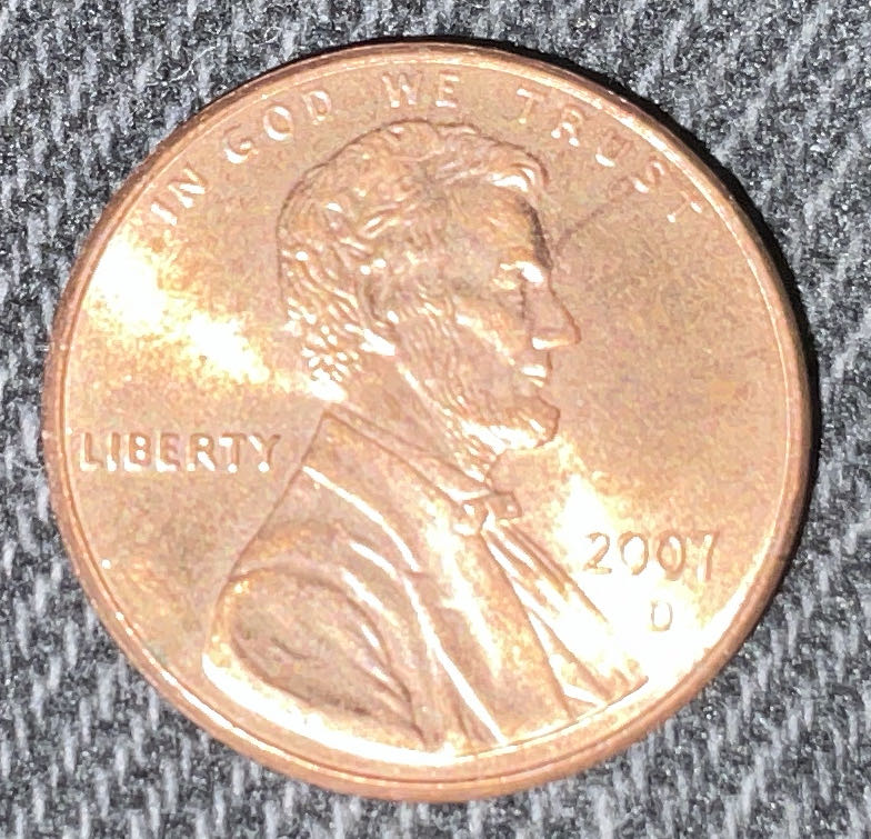 Penny 2007 Lincoln D  coin collectible - Main Image 3